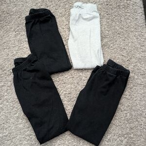 Cat & Jack Black and Gray Leggings Set